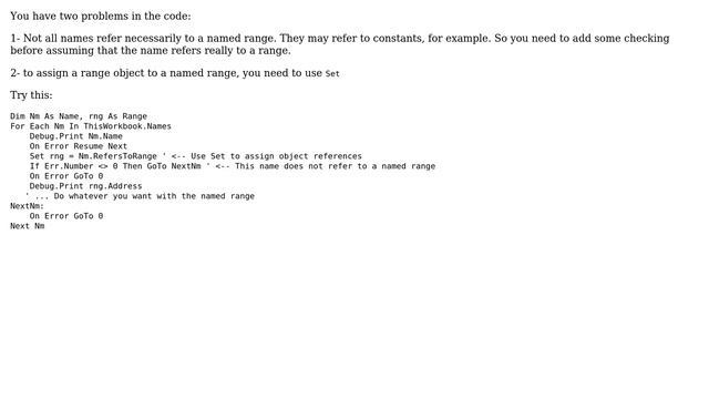 ReferesToRange gives Run-time Error '91': (3 Solutions!!) смотреть онлайн