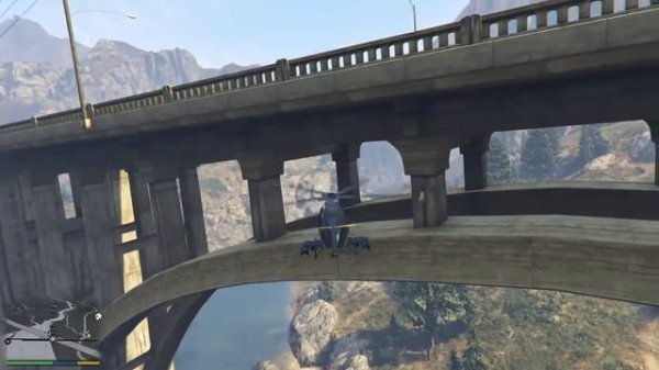 GTA V spaceship part Raton Canyon Bridge