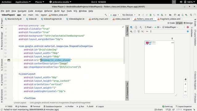 15.Folder View & Vertical ScrollBar In RecyclerView | Android Studio Kotlin смотреть онлайн