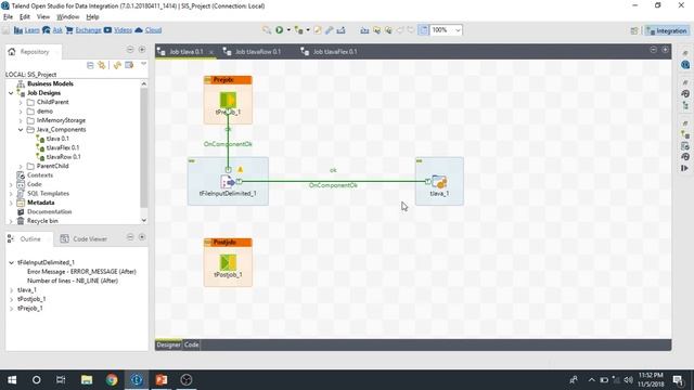 Custom Java Code Components in Talend смотреть онлайн