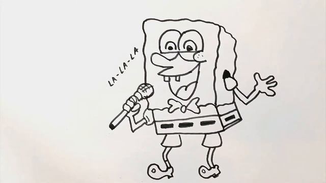 Как нарисовать ГУБКУ БОБА / СПАНЧ БОБ рисунок / SpongeBob SquarePants смотреть онлайн