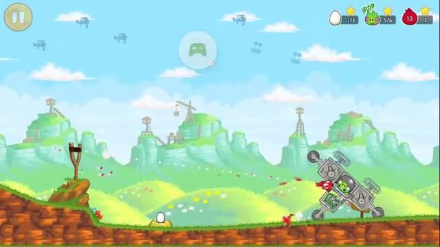 Angry Birds Classic-Red's Mighty Feathers (Bonus Egg Defender) Levels 1-4 (MOST VIEWED VIDEO) смотреть онлайн