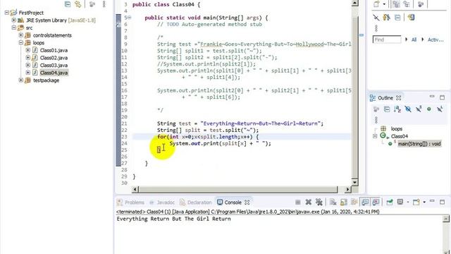 Java Programming #19 Working with Strings part4 смотреть онлайн