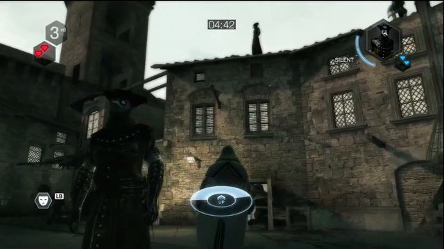 Assassin's Creed: Brotherhood - Multiplayer Gameplay - Wanted [Monteriggioni] смотреть онлайн