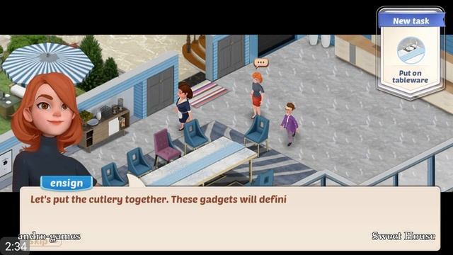 Sweet House (by MAFT Wireless) - match 3 puzzle game for Android and iOS - gameplay. смотреть онлайн