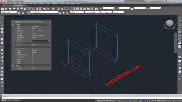 AutoCAD Tutorial Lesson 3-6 Line Thickness (Complete Beginners Course) смотреть онлайн