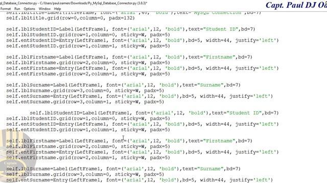 How to Connect to MySQL Database, Insert, Update, Delete and Search in Python - Part 1 of 2 смотреть онлайн
