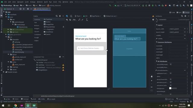 Medical App UI - Build Apps from scratch - [Android Tutorial #98] смотреть онлайн