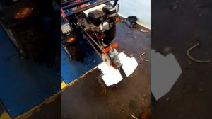 Активная фреза на базе редуктора от Крота для минитрактора на базе мотоблока Агат, Салют, Форвард.