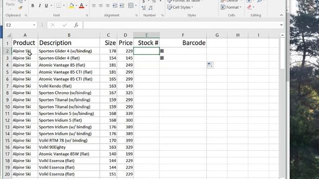 How to create free barcodes in Excel смотреть онлайн