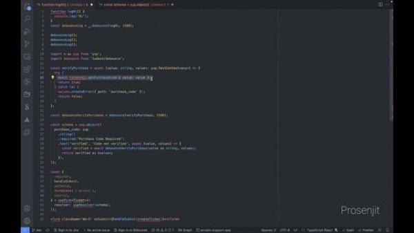 React js form async debounce validation with React form hook and yup | Hindi