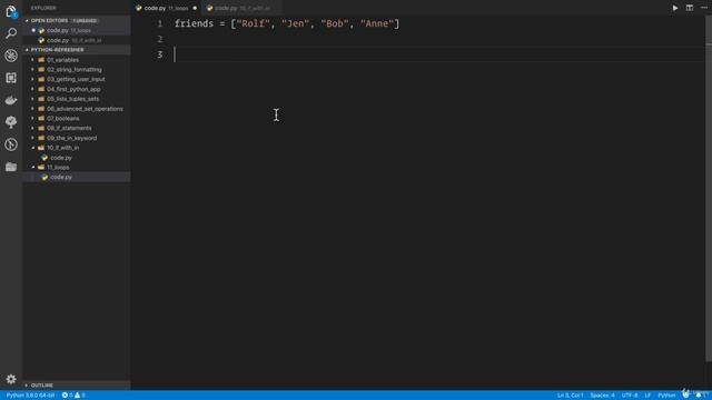 02 - A Full Python Refresher - 013 Loops in Python смотреть онлайн