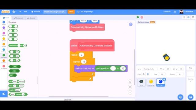 Bubble Shooter Game Part-1 in Scratch 3.0 || Color Shooter || Scratch Tutorial || Coding Tutorial смотреть онлайн