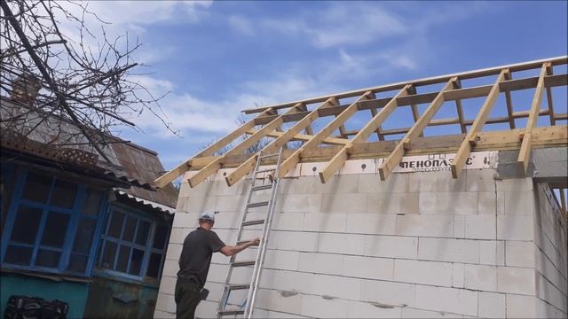 Обрешётка под мягкую черепицу. Лобовая доска. смотреть онлайн