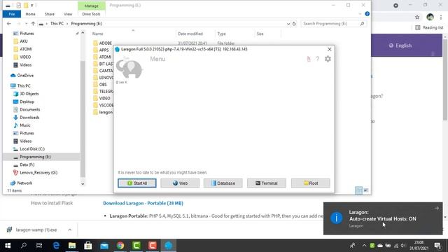 Install laragon on windows смотреть онлайн