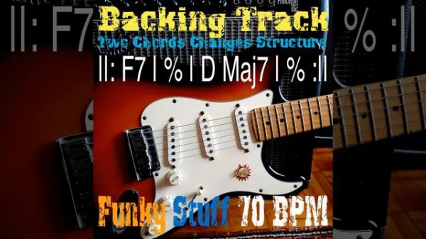Backing Track Two Chords Changes Structure F7 D Maj7