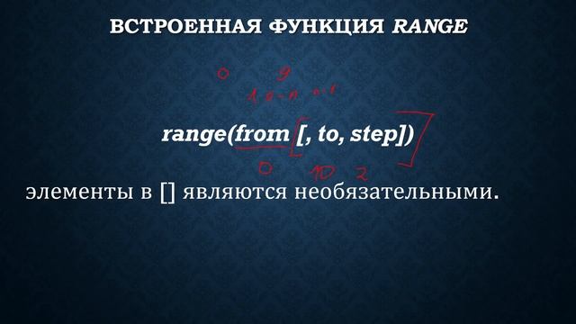 Лекция Python 3.4 Цикл for и функции range, zip, enumerate смотреть онлайн