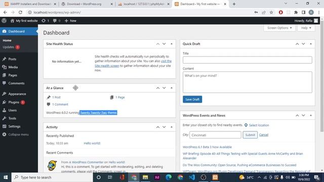 Lecture 2 WordPress Dashboard смотреть онлайн