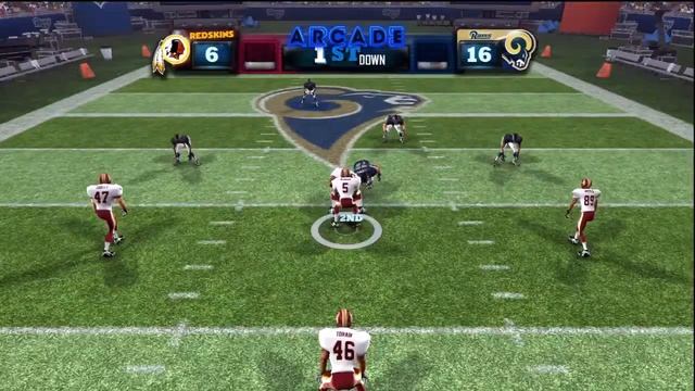 Madden NFL Arcade - Redskins VS Rams Game 8 - HD Gameplay смотреть онлайн