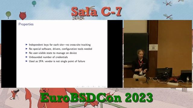 FIDO and Webauthn on BSD: Authentication for easily distracted - Taylor R Campbell - EuroBSDcon 202 смотреть онлайн