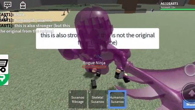 Naruto tycoon Roblox Susanoo review смотреть онлайн