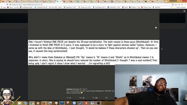 Oda States Why One Piece Is So Long... The Shichibukai смотреть онлайн