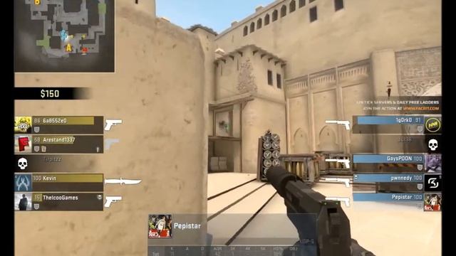3 Kills USP-S Counter-Strike Global Offensive смотреть онлайн