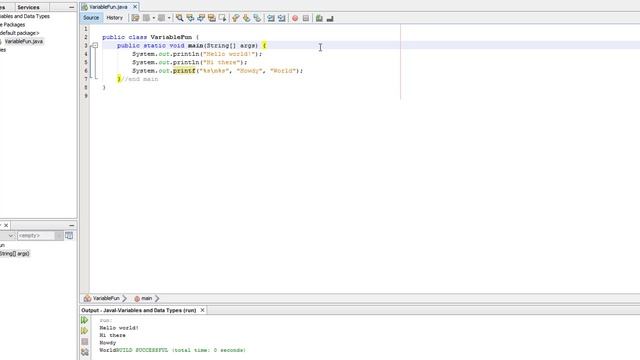 Java 1 - Lesson 1: Variables, Data Types, and Basic Console Output смотреть онлайн