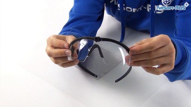 Очки защитные Kingrin открытые MA 69 BK L смотреть онлайн