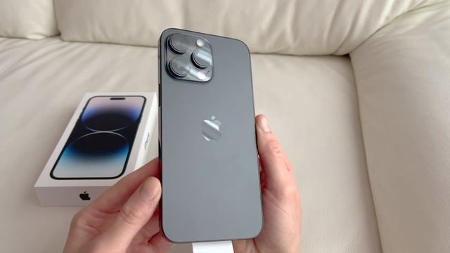 iPhone 14 Pro Max Space Black 1tb aesthetic realistic unboxing смотреть онлайн