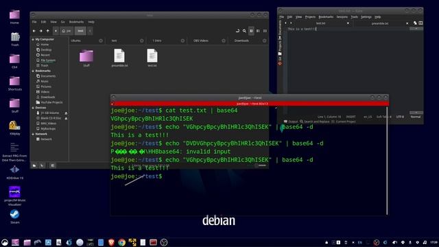 Create Secret Messages In Ubuntu With Base64 смотреть онлайн