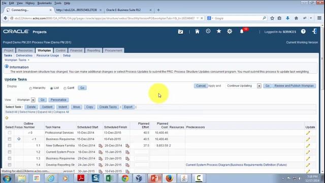 Different Workplan Views in Oracle Project Management (on Oracle EBS R12.2.4) смотреть онлайн