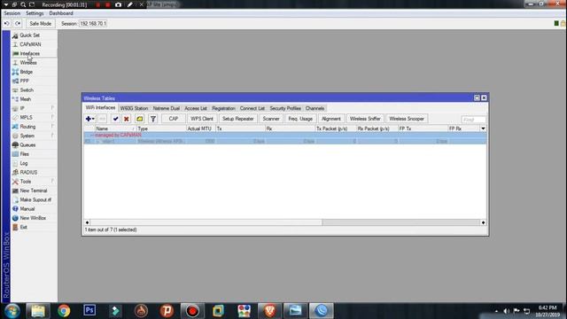 Mikrotik Router Disable Wireless Manage By CAPsMAN