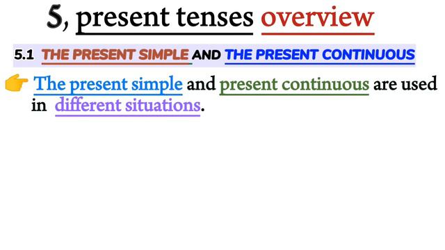 5 , present tenses overview|| part 5|| በአማርኛ|| EYANE TYBE ||( present simple & present continuous ) смотреть онлайн