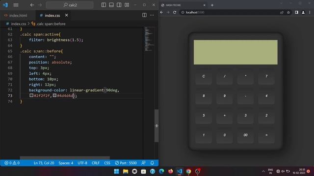 Responsive Calculator Using HTML,CSS & JavaScript смотреть онлайн