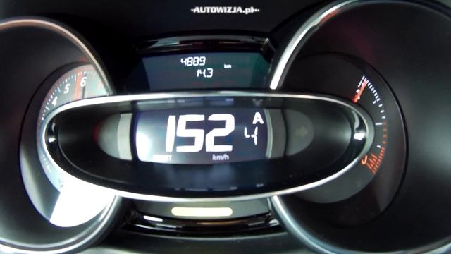 Renault Clio R.S. 220 EDC Trophy 2016 acceleration 0-100 km/h 0-200 km/h смотреть онлайн