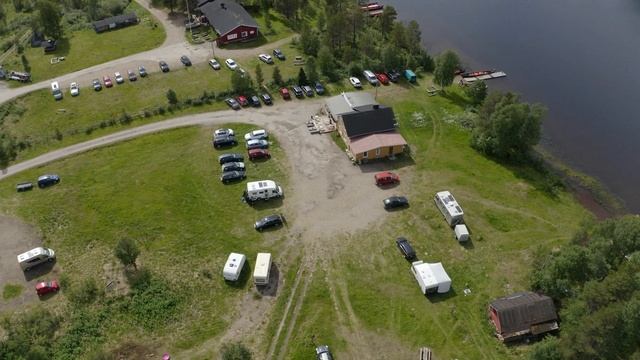 Lemmenjoki National Park Drone view Dji Mavic 2 pro Lapland in Finland смотреть онлайн