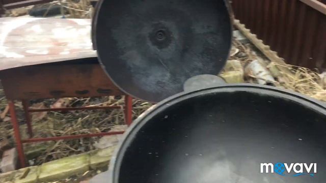 Готовим плов в Супер мангале из пропан балонов смотреть онлайн