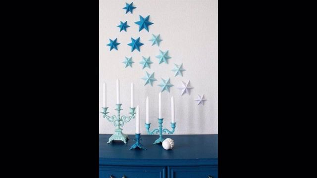Бумажные объёмные звёзды Paper 3D stars смотреть онлайн
