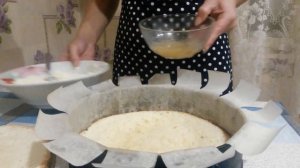 Очень вкусный!!! Торт с фруктами (ягодами) , желе и творогом.