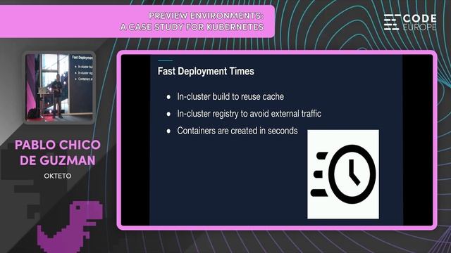 Preview Environments: a Case Study for Kubernetes – Pablo Chico de Guzman (Oktete) Code Europe 2021 смотреть онлайн