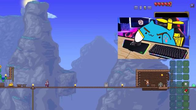 ME PASO TERRARIA CON LO MINIMO DE RECURSOS POSIBLES -- SKY BLOCK DE TERRARIA EP.2 смотреть онлайн