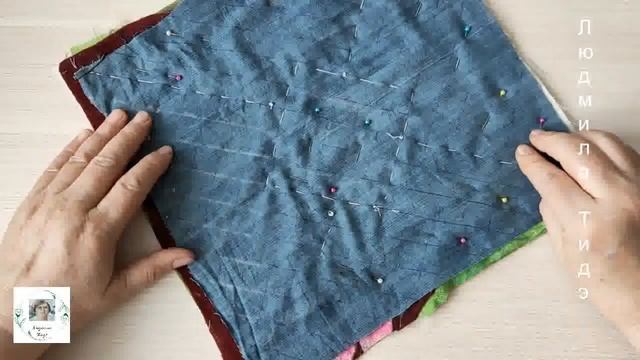 Меховой коврик в технике синель Моя первая синель