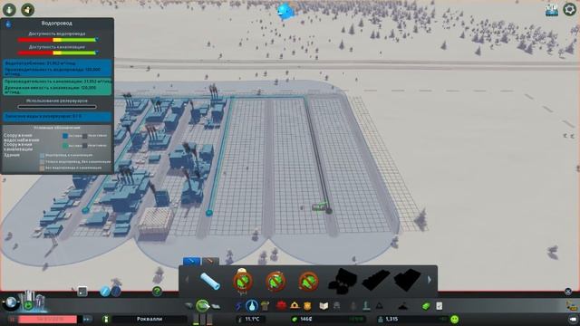 Cities: Skylines №1. Ленивые постройки квадратами. смотреть онлайн