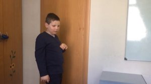 Влад. Атипичный аутизм. 9 лет. Занятие.