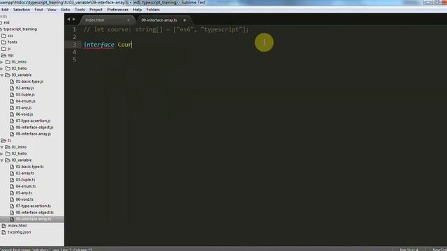 Lập trình TypeScript - Bài 14 Variable & Data Type - Interface array смотреть онлайн