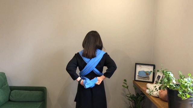 Намотка слинга. Слинг-шарф для новорожденного. смотреть онлайн