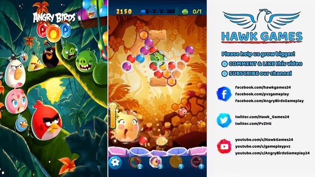 Angry Birds Stella POP Bubble Shooter Level 118 - Walkthrough, No Boosters смотреть онлайн