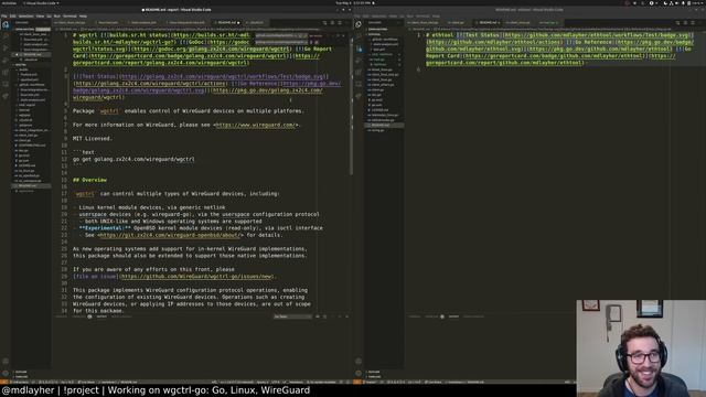 Working on wgctrl-go: Go, Linux, WireGuard (May 5th, 2021) смотреть онлайн