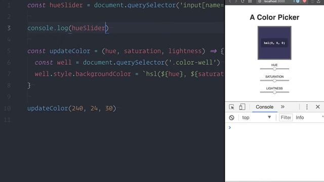 Color Picker Demo смотреть онлайн